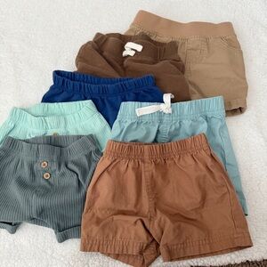 6M Baby Shorts Bundle (7-Pack) | Neutral + Color Mix